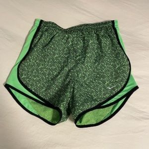 Green Nike Dri-Fit Athletic Shorts Women's XS